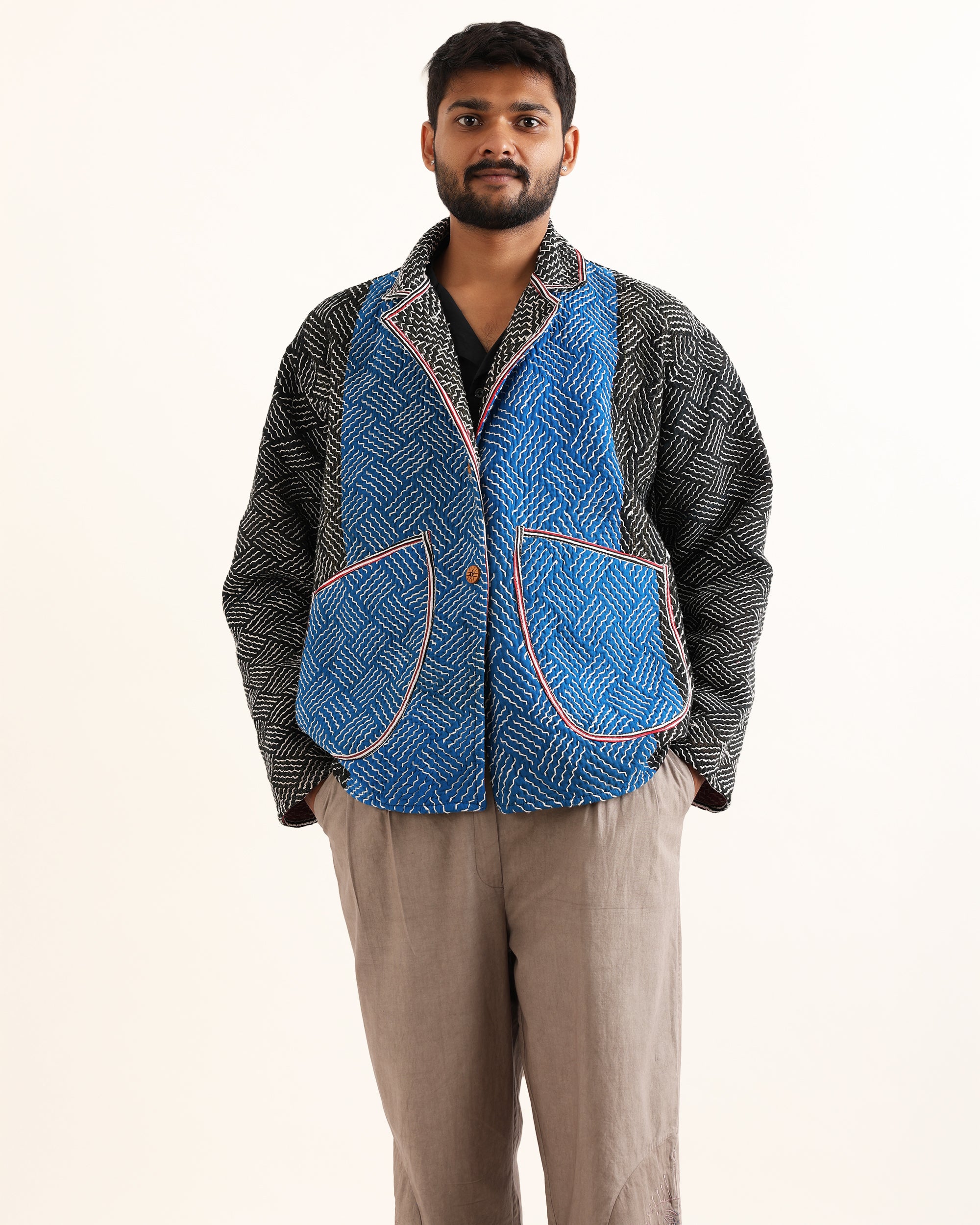 Traveller Reversible Kantha Jacket
