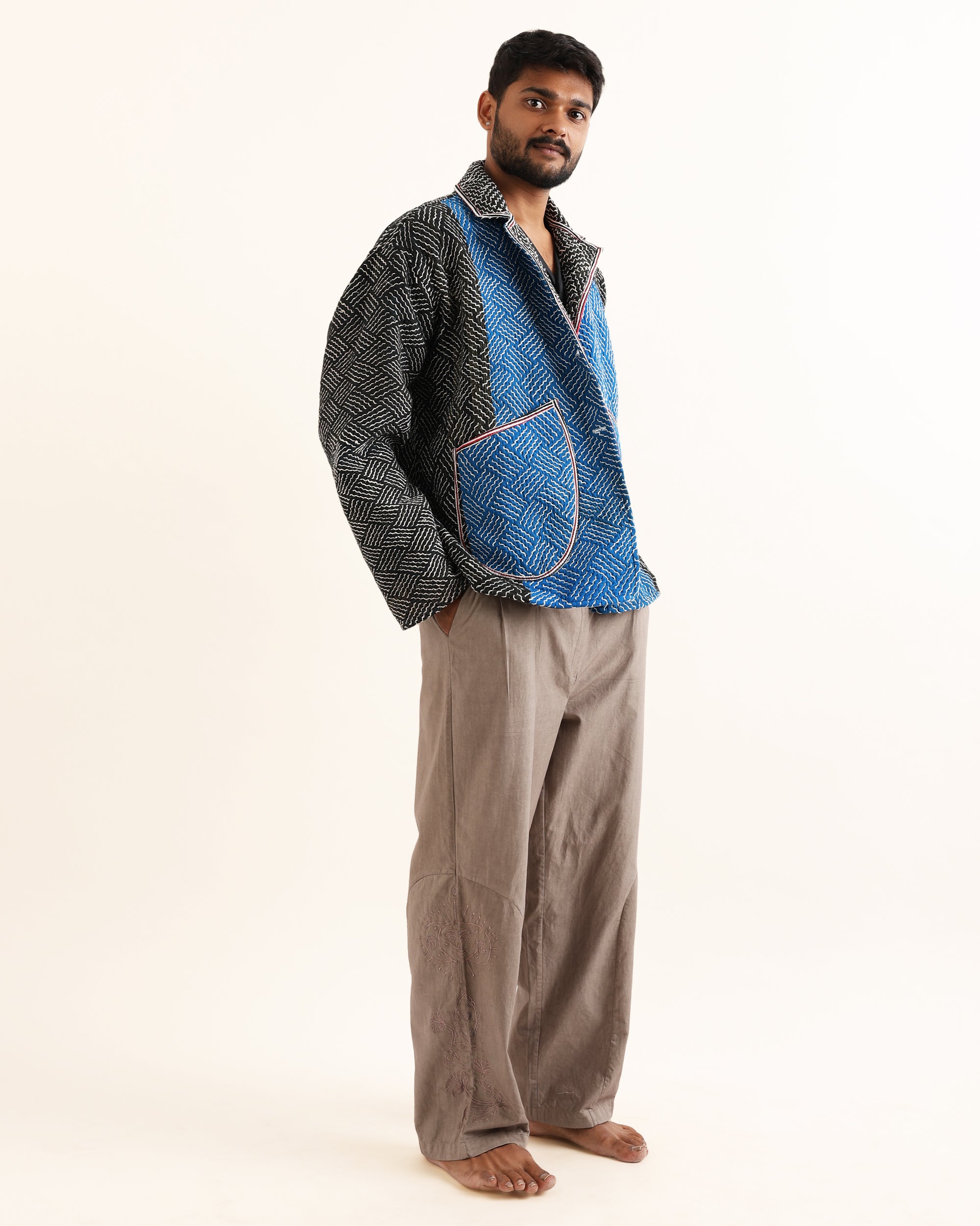 Traveller Reversible Kantha Jacket