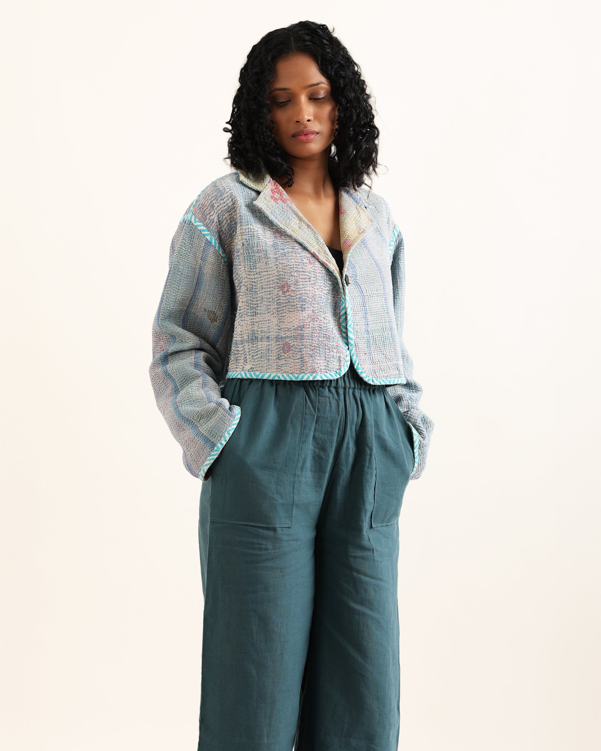Lopa Reversible Kantha Jacket