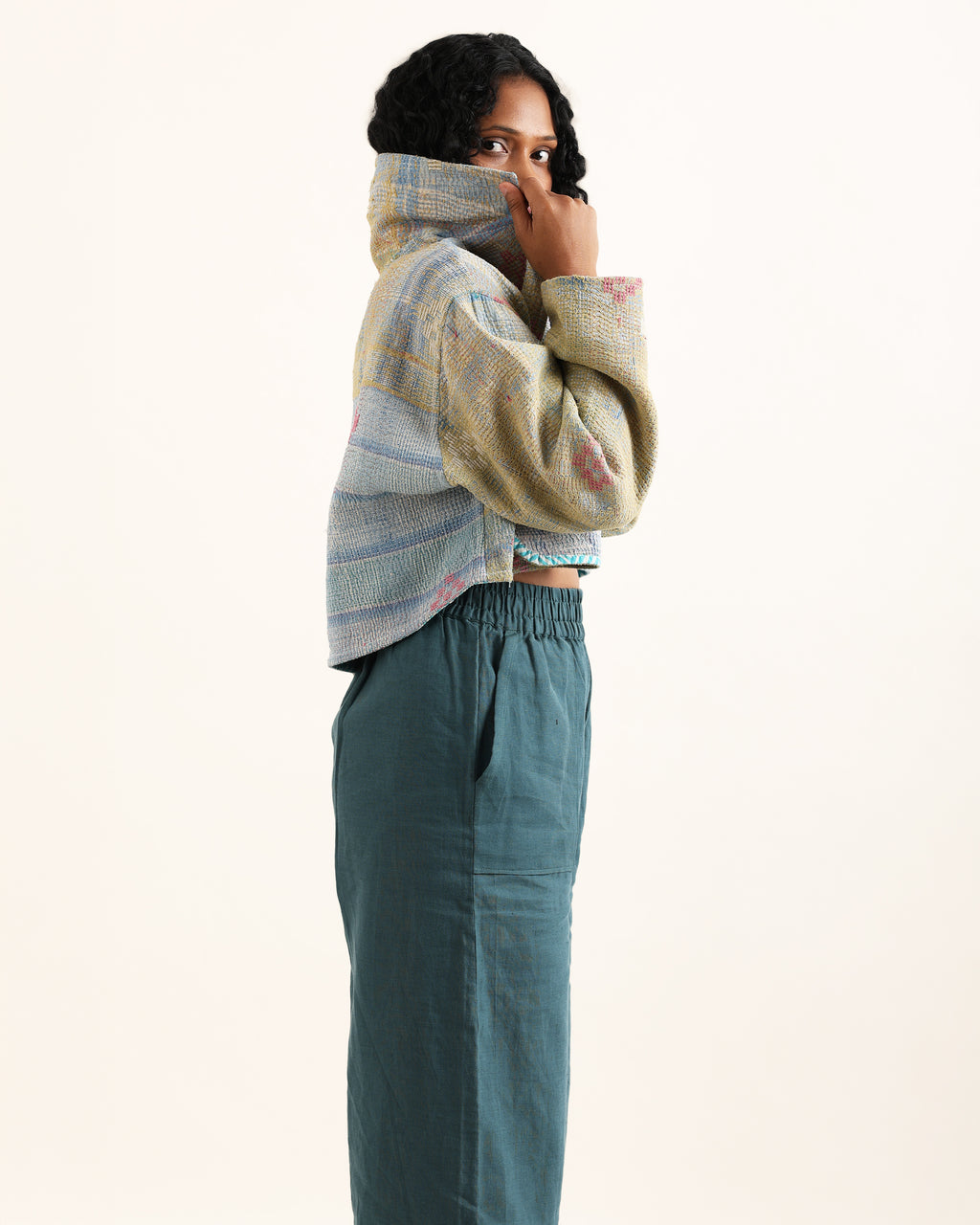 Lopa Reversible Kantha Jacket