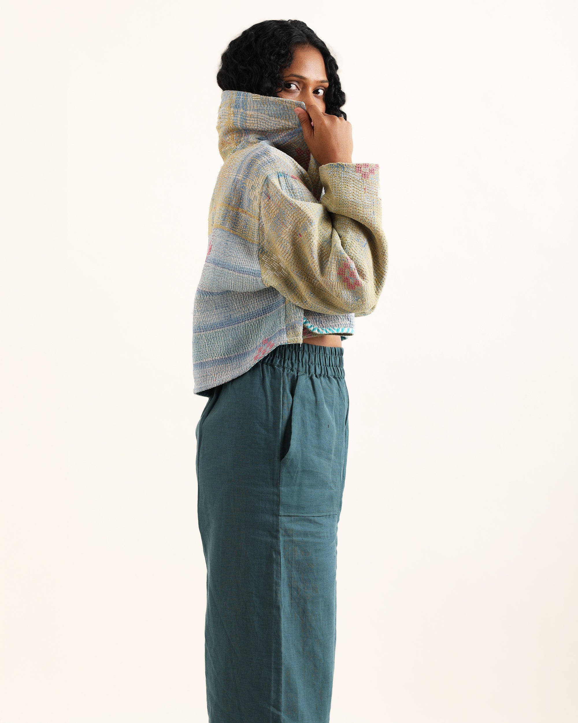 Lopa Reversible Kantha Jacket