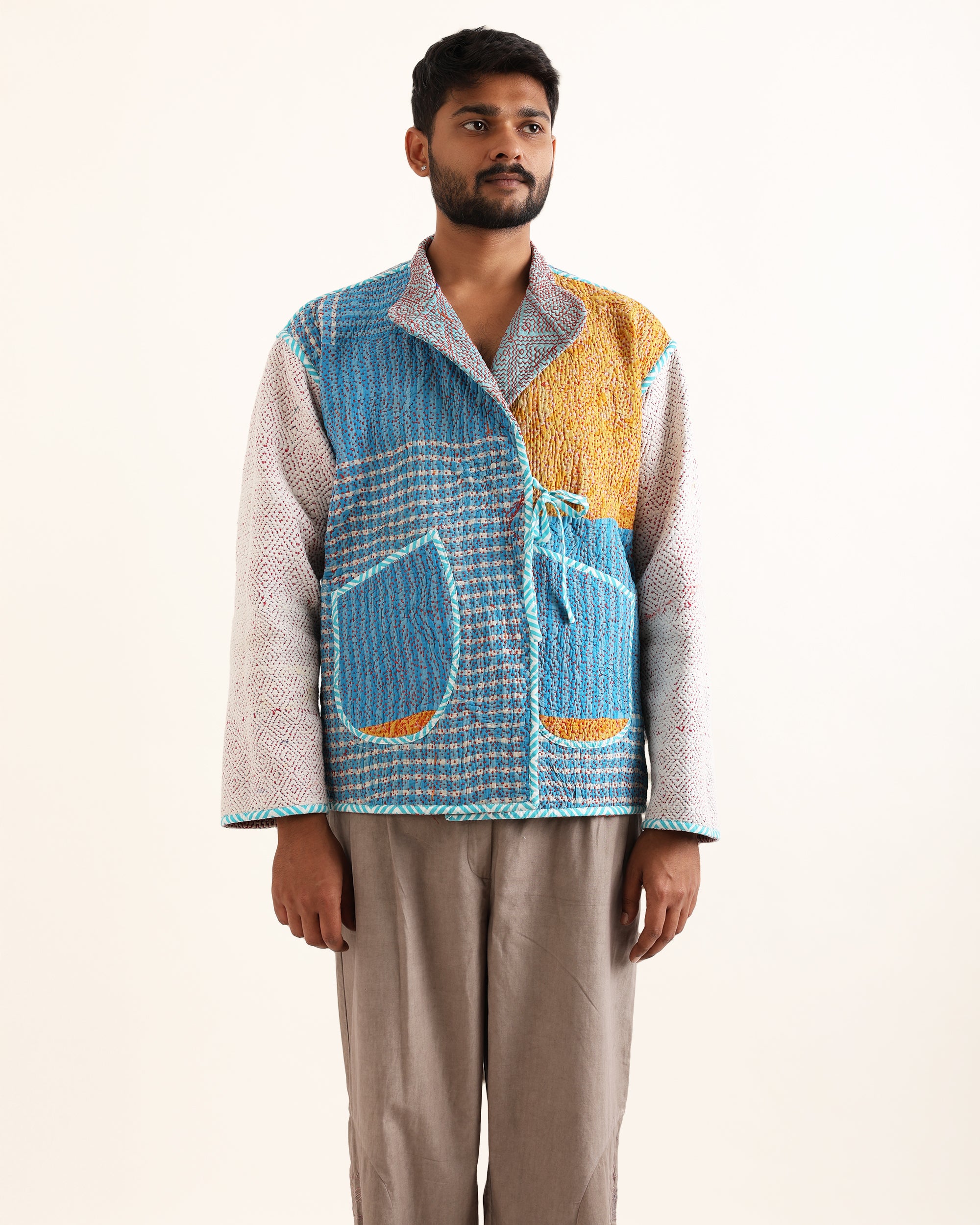 Purbo Reversible Kantha Jacket