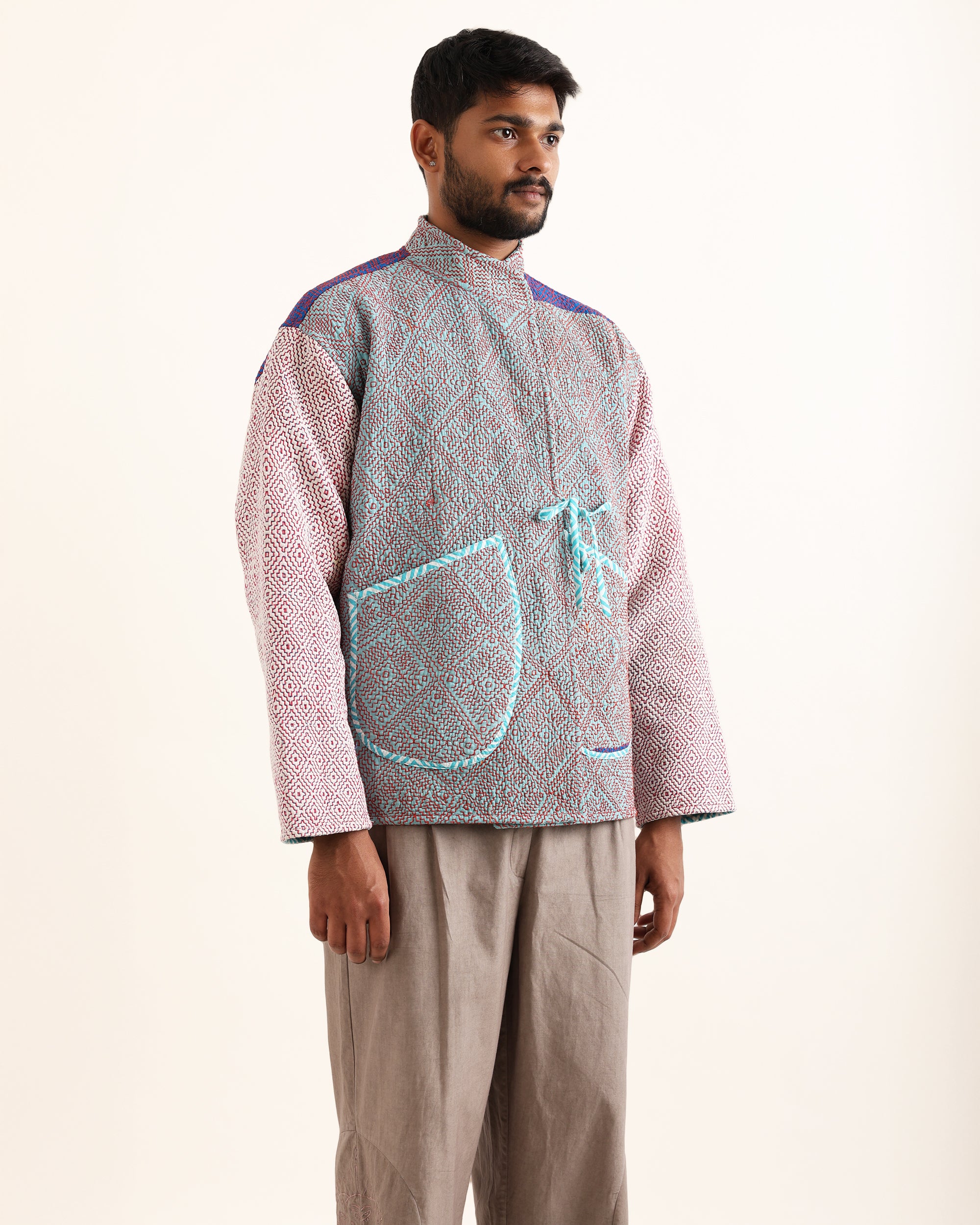 Purbo Reversible Kantha Jacket