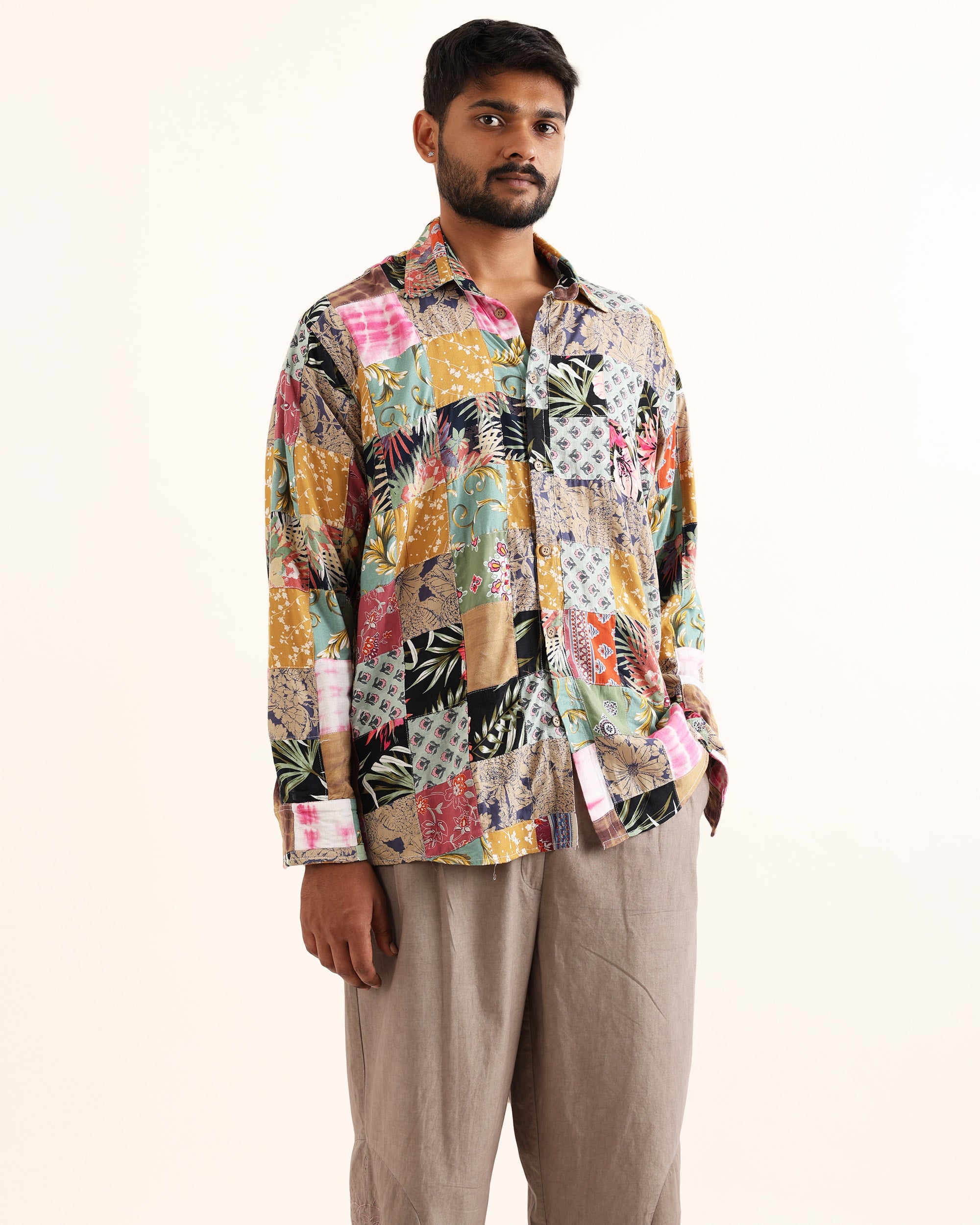 GANDHAR UNISEX UPCYCLED SHIRT