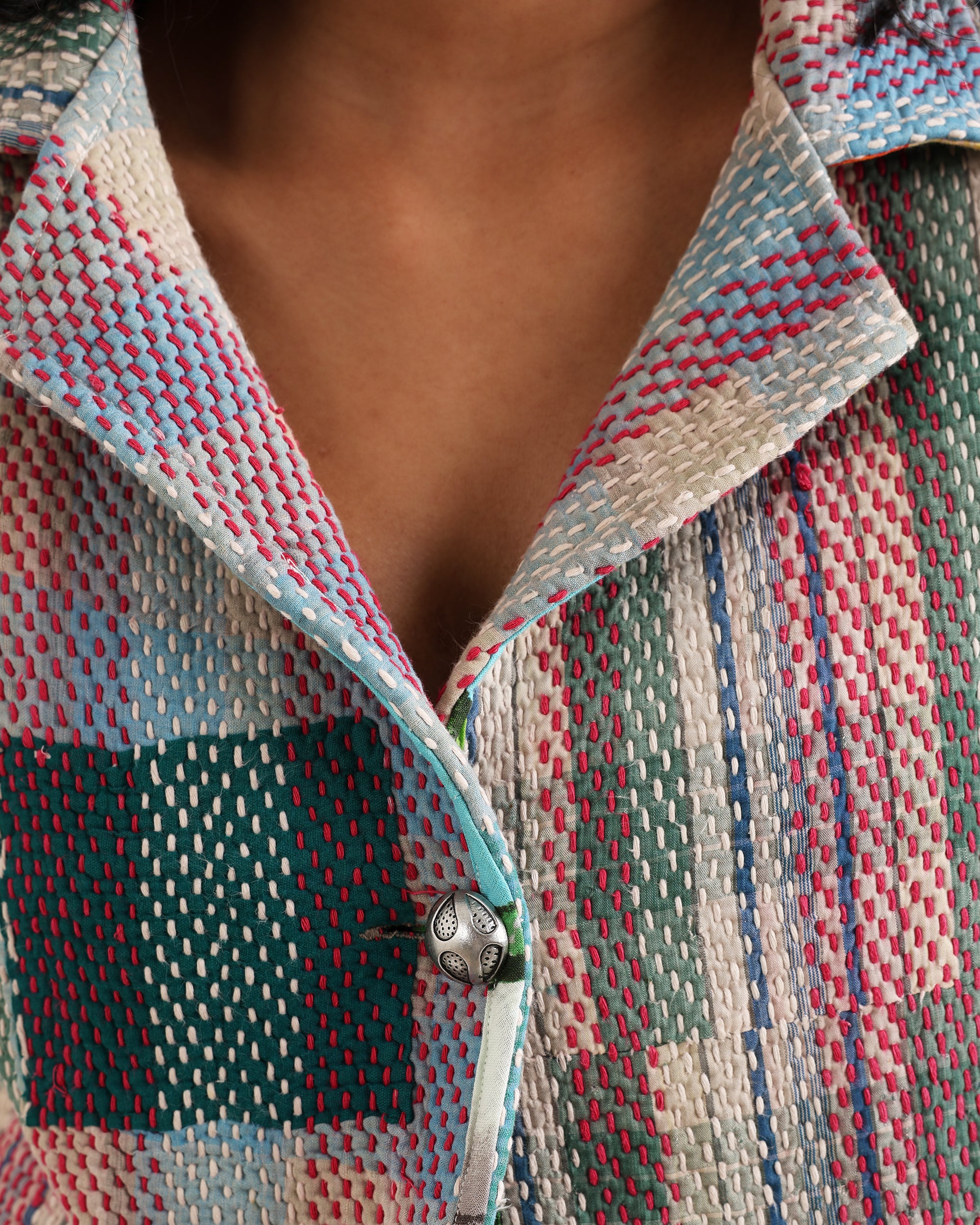 Lopa Reversible Kantha Jacket