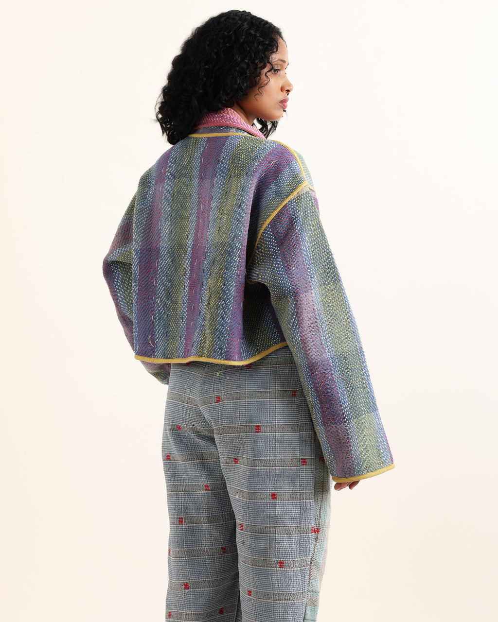 Lopa Reversible Kantha Jacket