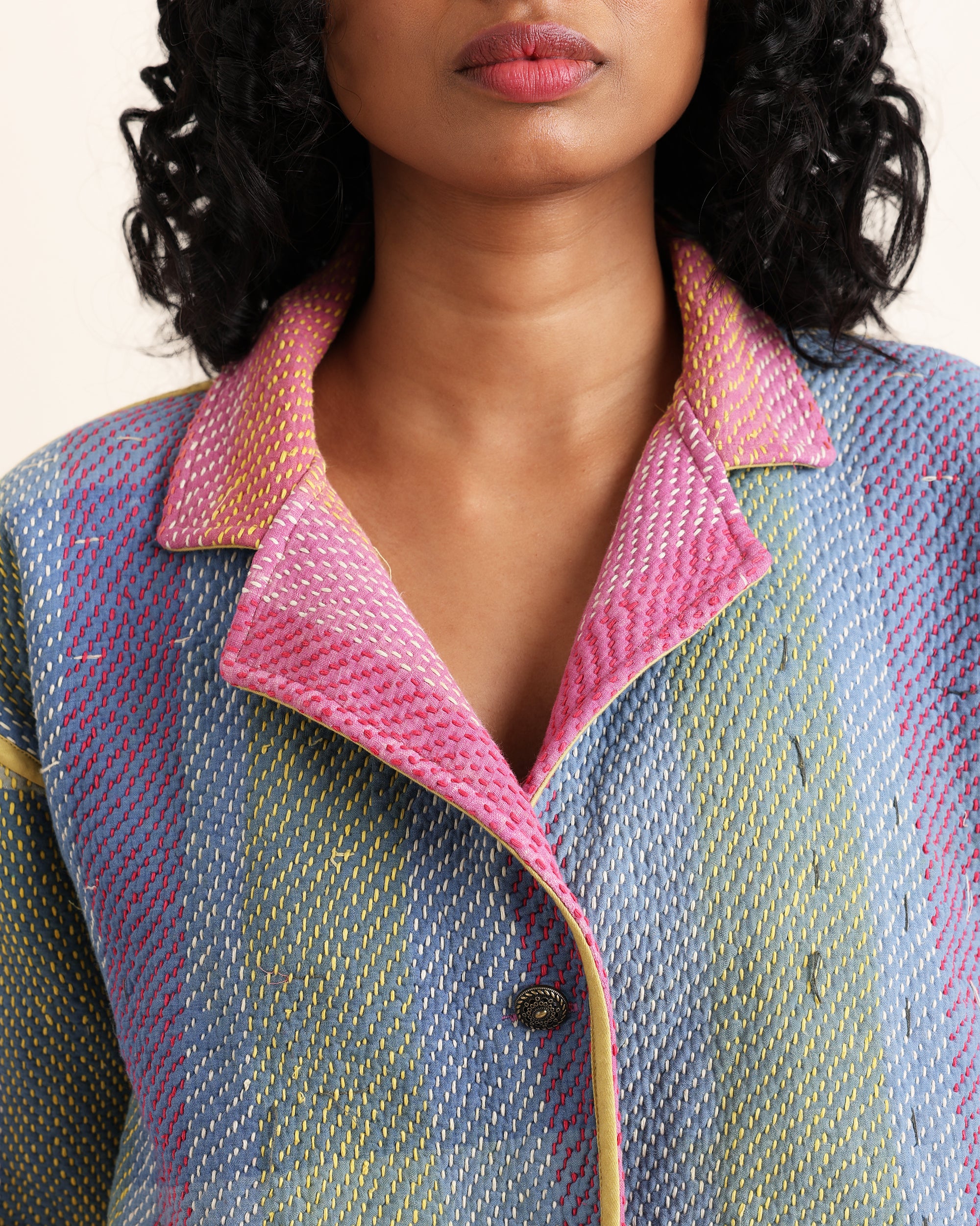 Lopa Reversible Kantha Jacket
