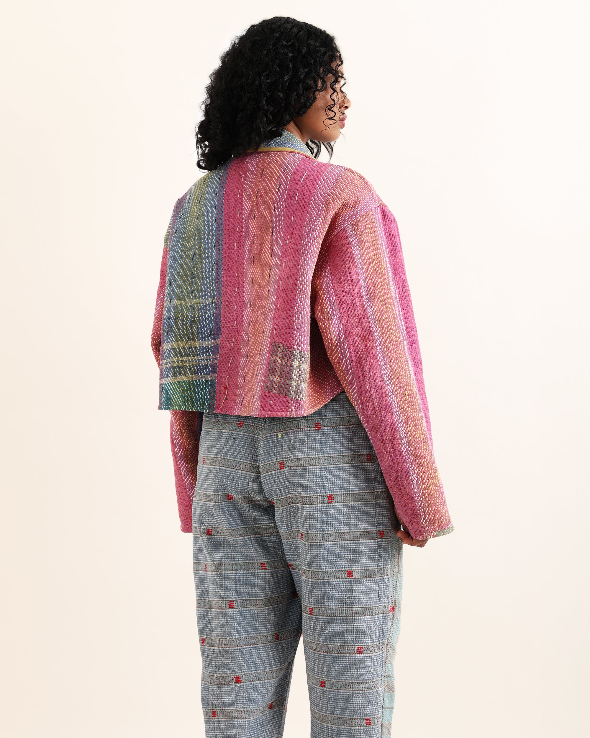 Lopa Reversible Kantha Jacket