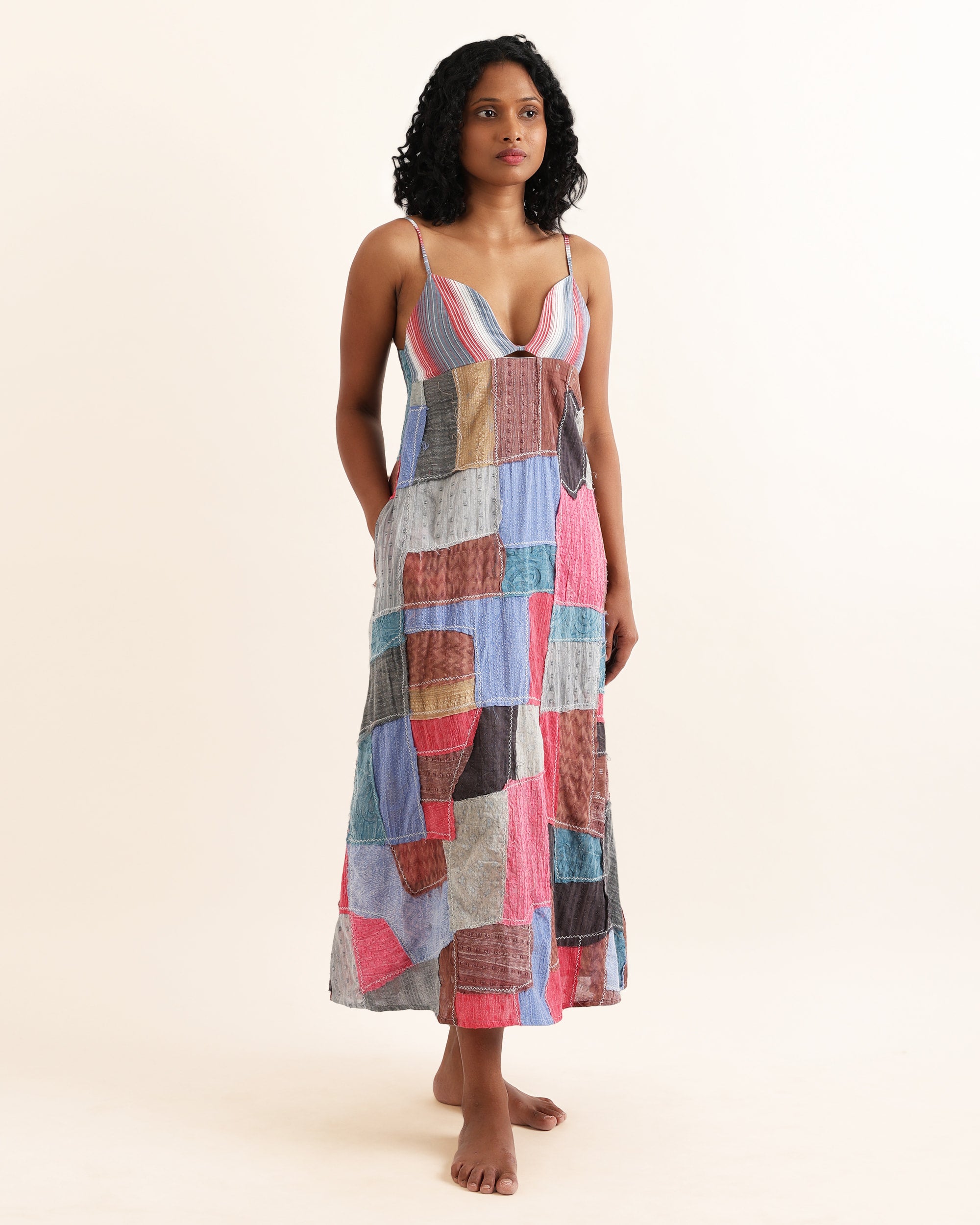 DOVIE UPCYCLED ONE OF A KIND DRESS