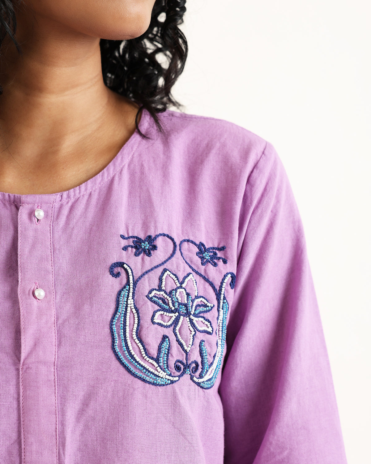 Purple Kurta Co-ord