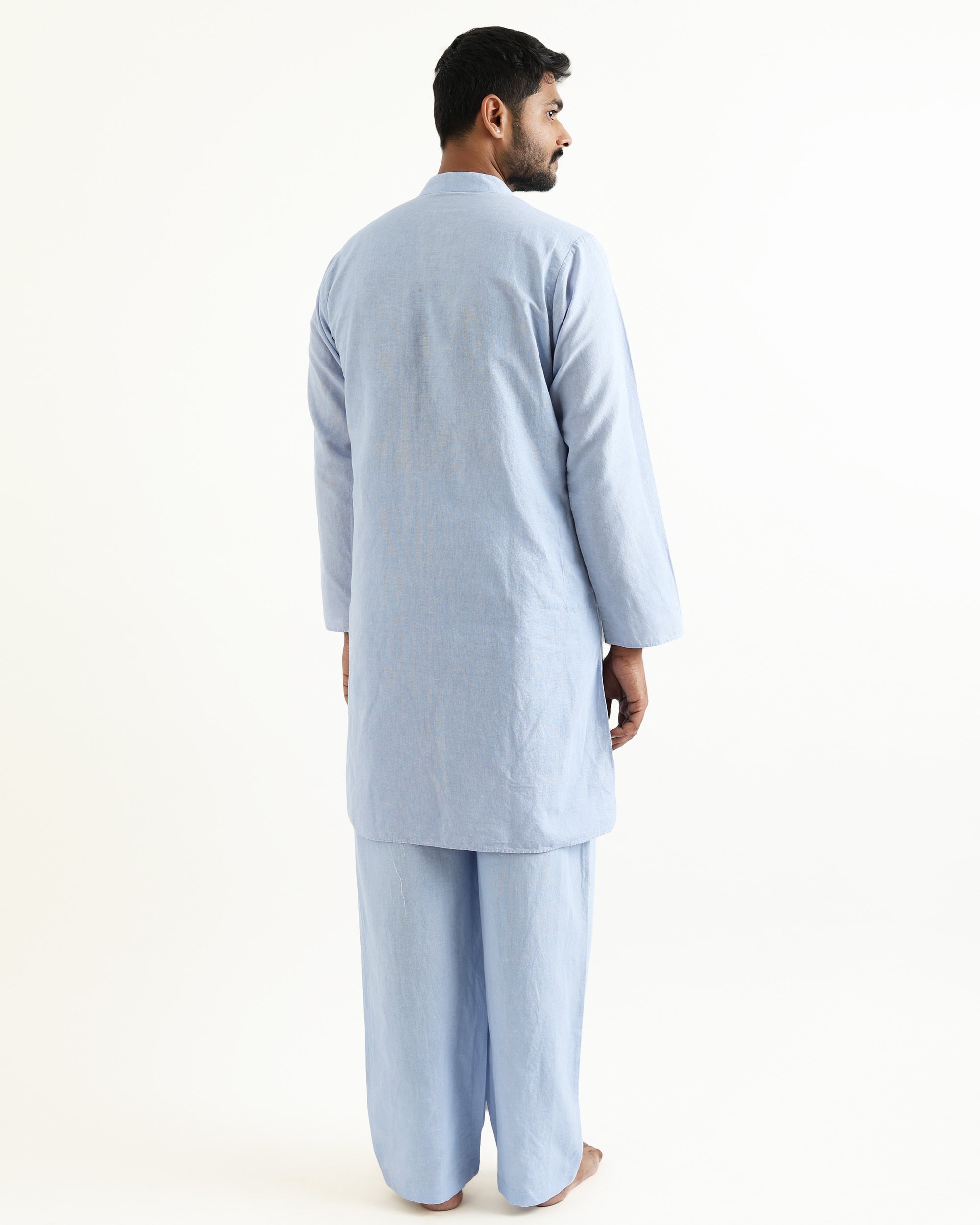 MAYURE BLUE HAND EMBROIDERED CO ORD